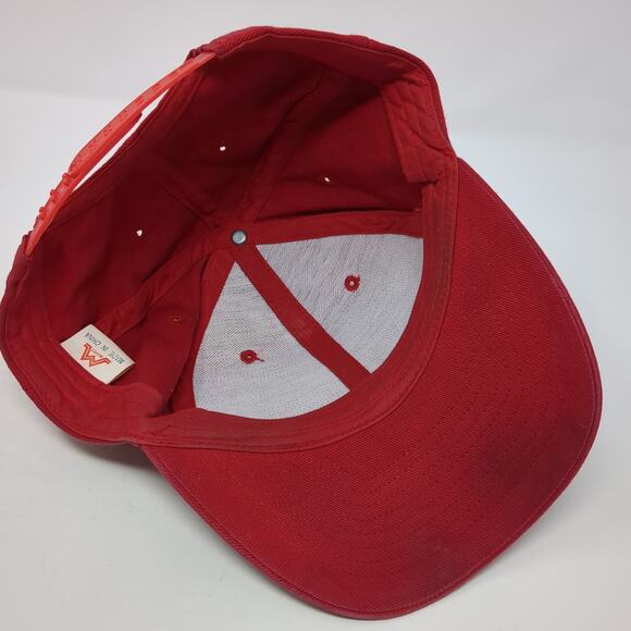 Plaza Tire Service We Sell Tires Snapback Cap Red One Size Adjustable Mohr's - Picture 7 of 10